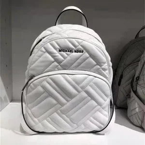 EUC Michael Kors Abbey Medium Leather Backpack in “Optic White” MICHAEL KORS  main image 4